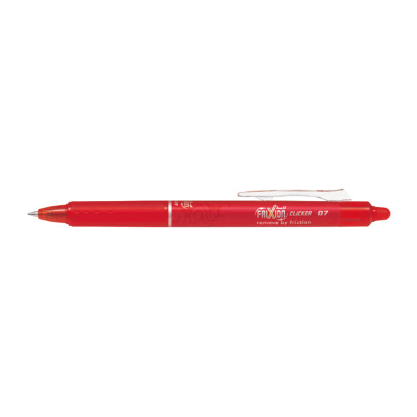 Pilot Frixion Ball Clicker Roller Penna 0,3 Mm - Colore Rosso, Ricaricabile, Termosensibile - 4